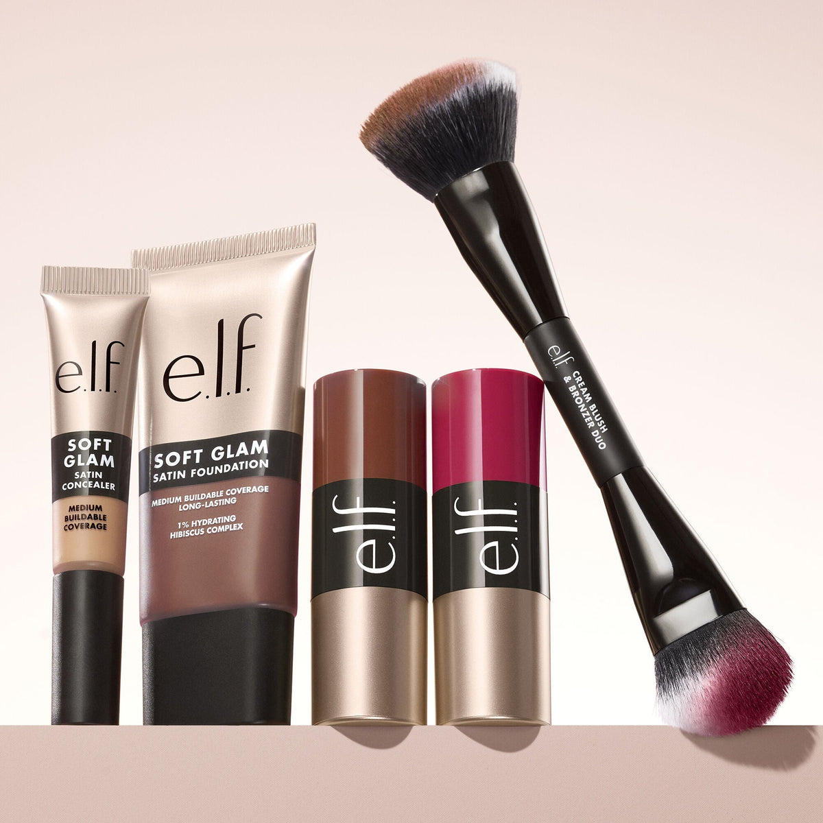 Cream Blush & Bronzer Duo Brush