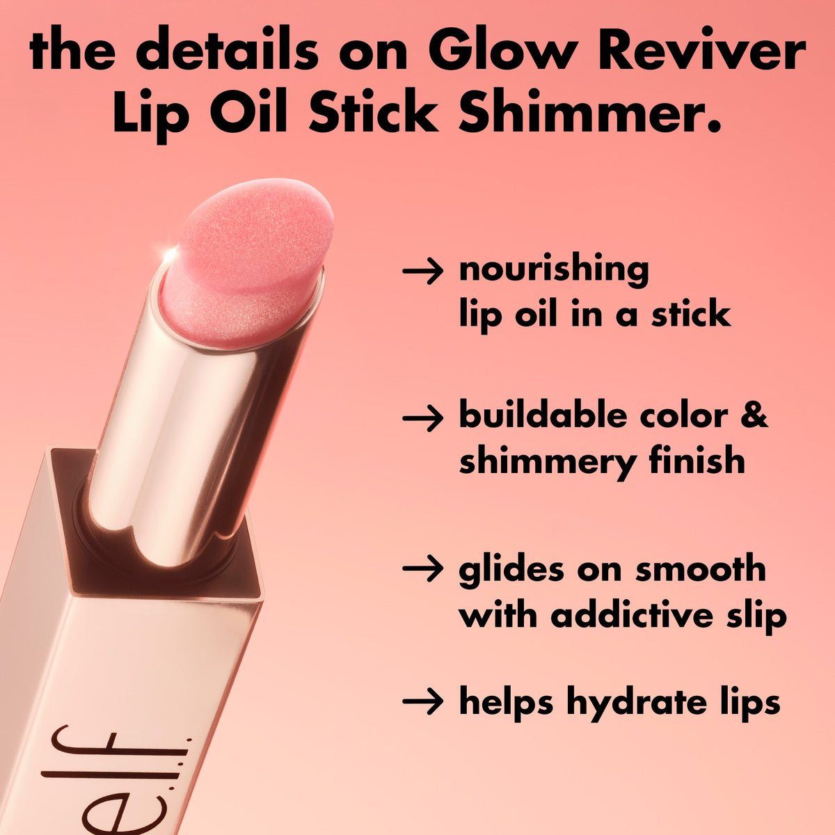 Glow Reviver Lip Oil Stick Shimmer - Passenger Princess
