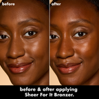 Sheer For It Bronzer Tint - Tan/Deep Warm Terracotta